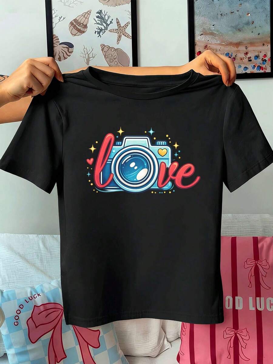 Women T-Shirts - Black - View 1