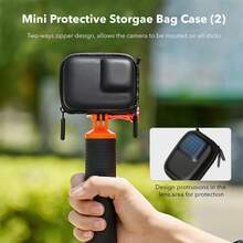 Action 5 Pro Carrying Case For Osmo Action 5 Pro/4/3, Small Storage Bag Protective Case Compatible With Insta360 Ace/Ace Pro/2 With Wrist Strap Protective Accessories - View 11