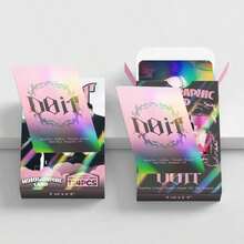 124pcs "Doir" New Album Mini Card Collection, 124pcs LOMO Sticker Full Set, Doir Album Collection Cards, SKZ Fan Support Peripheral, Doir Mini Card 124pcs Full Set, Fan Girl Gift Collection, Perfect Birthday Gift For Best Friend - Multicolor - View 4
