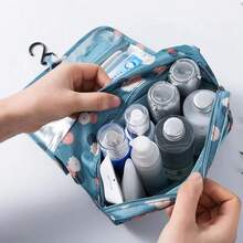 1 túi đựng mỹ phẩm du lịch treo tường dành cho nữ, túi đựng đồ vệ sinh cá nhân chống thấm nước, túi đựng đồ trang điểm phòng tắm unisex. - nhiều màu - Xem 4