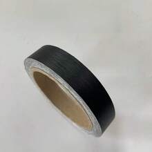 1 Roll 393.7 Inch Thick Metal Frame Frosted Beautiful Seam Frame Sticker, Removable Thick Black Frosted Edge Strips, Furniture Self-Adhesive Edge Strips Wood Grain, Suitable For Refurbishing Cabinet Door Gaps, Door Frame, Wall Decoration - B - View 15