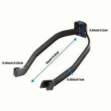 1 pieza Soporte universal trasero para M365/Pro/1S, guardabarros trasero de ABS con soporte anti-colisión y amortiguación, accesorio de guardabarros trasero para scooter eléctrico - Multicolor - Ver 2
