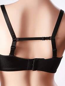 3pcs Adjustable Non-Slip Elastic Bra Strap Clips, Suitable For Sports Bras - Multicolor - View 5