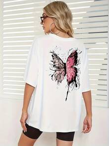 Women T-Shirts - [White] - View 6