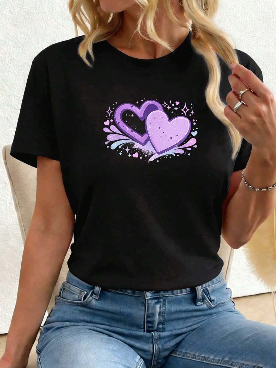 Women T-Shirts - Black - View 1