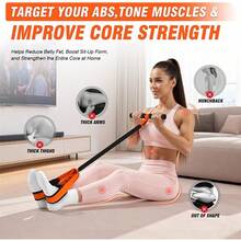 1 dây kháng lực chống trượt có thể điều chỉnh, chất liệu cao su dày, bàn đạp chân, dụng cụ tập thể dục, dụng cụ tập cơ bụng bằng mút mềm, dụng cụ tập yoga tại nhà dành cho nam và nữ. - Nhiều màu - Xem 6