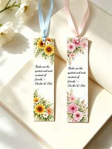 Thẻ đánh dấu sách bằng giấy cá nhân hóa, thẻ đánh dấu sách có thể tùy chỉnh văn bản, món quà lý tưởng cho người yêu sách, đám cưới, sinh nhật, kỷ niệm. - Nhiều màu - Xem 4