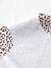 5 chiếc/gói Quần lót nữ không đường may họa tiết da báo, kiểu dáng cạp cao, thân thiện với da, nhiều màu sắc để lựa chọn - Nhiều màu - Xem 9