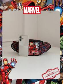 1 Pc MARVEL Officially Licensed /Iron Man/Spider Man Pattern Fanny Pack,Multifunctional Sling Bag, Casual Crossbody Bag, Lightweight Adjustable Strap Chest Bag,Cartoon Coin Purse,Bum Bag, Ideal For Men,Teens, Young Fans,Students, Perfect For Daily School Runs, Outdoor Play, Theme Park Visits, Holiday Trips, Sports ﻿ - Multicolor - View 5