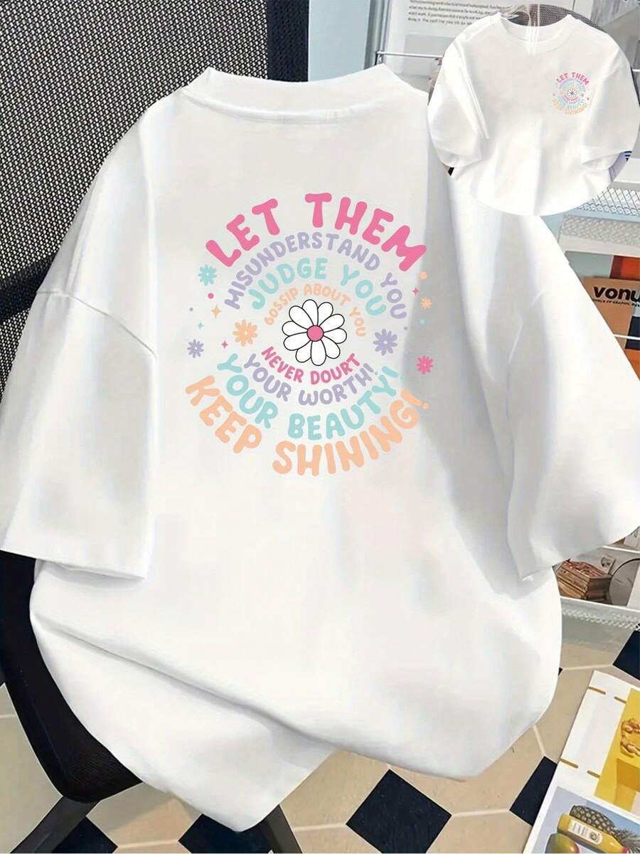 Women T-Shirts - [White] - View 1