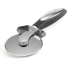 Classic Pizza Wheel With Sharp Blade For Cutting Through Crusts, Pies And More, Built In Finger Guard For Safety And Comfort Grip To Protect Fingers, Pizza Cutter, Kitchen Essentials, Kitchen Gadgets, 9-Inch, Black - View 7
