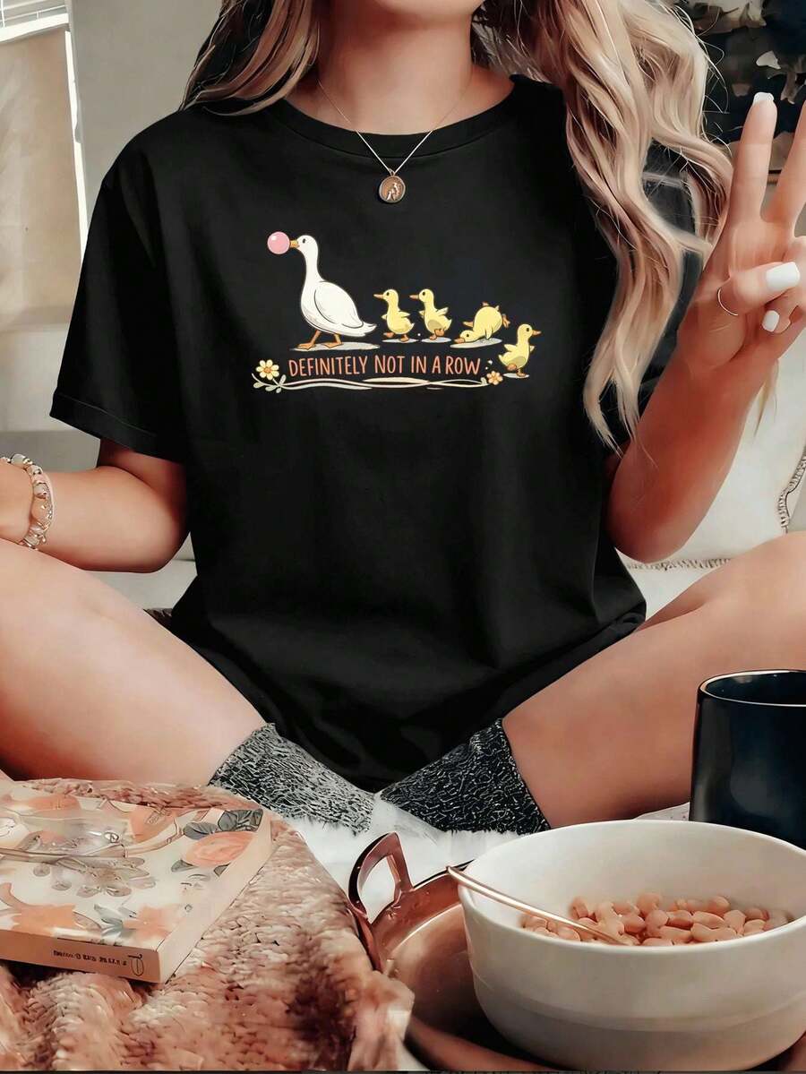 Women T-Shirts - Black - View 1