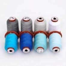 4 Rolls/Set 500 Yards Polyester Sewing Thread Assortment, Multi-Color Suitable For Sewing Machines, Hand Sewing, Embroidery And DIY Crafts - Multicolor - View 4