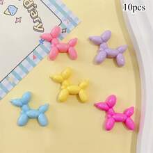 5pcs/10pcs Colorful Balloon Puppy Fridge Magnets, Cute Cartoon Decorative Fridge Magnets And Whiteboard Magnets, Resin Magnet Decor For Home Kitchen And Room, Ideal Christmas And Halloween Gift, Fridge Magnets, Kitchen Accessories, Home Decor - Multicolor - View 9