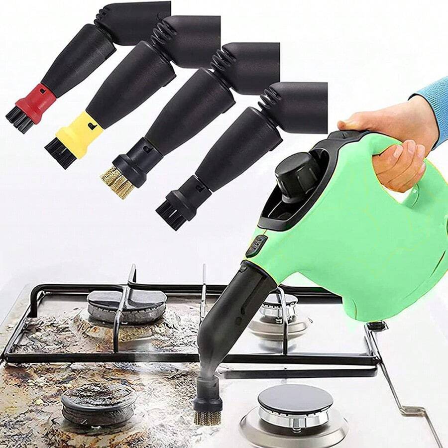 Bộ 1/4/8 đầu bàn chải thay thế cho máy làm sạch bằng hơi nước, phù hợp với các mẫu SC1/SC2/SC3/SC4/SC5/SC7, dụng cụ làm sạch thiết bị nhà bếp bền bỉ.