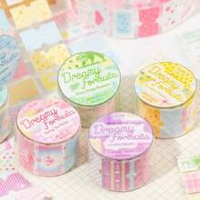 Etiquetas con brillo y cinta washi adorables, adecuadas para diarios, decoración, manualidades, etc. - multicolor - Ver 3