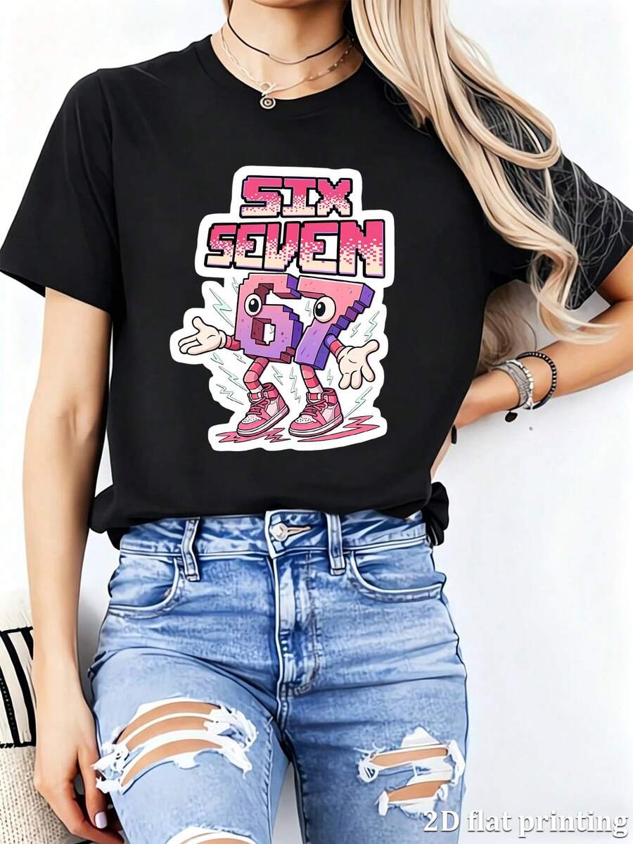 Women T-Shirts - Black - View 1