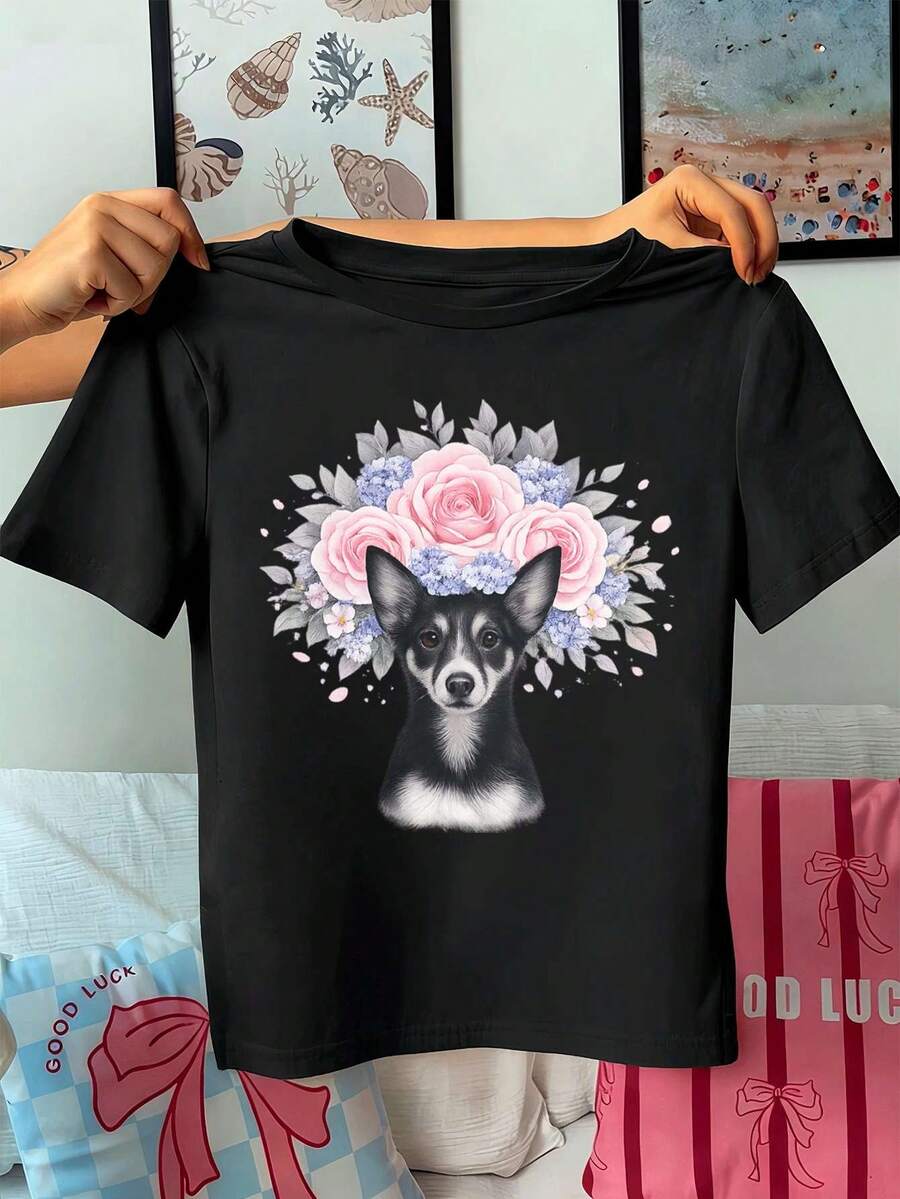 Women T-Shirts - Black - View 1