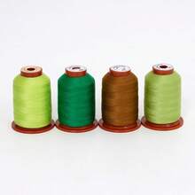 4 Rolls/Set 500 Yards Polyester Sewing Thread Assortment, Multi-Color Suitable For Sewing Machines, Hand Sewing, Embroidery And DIY Crafts - Multicolor - View 12