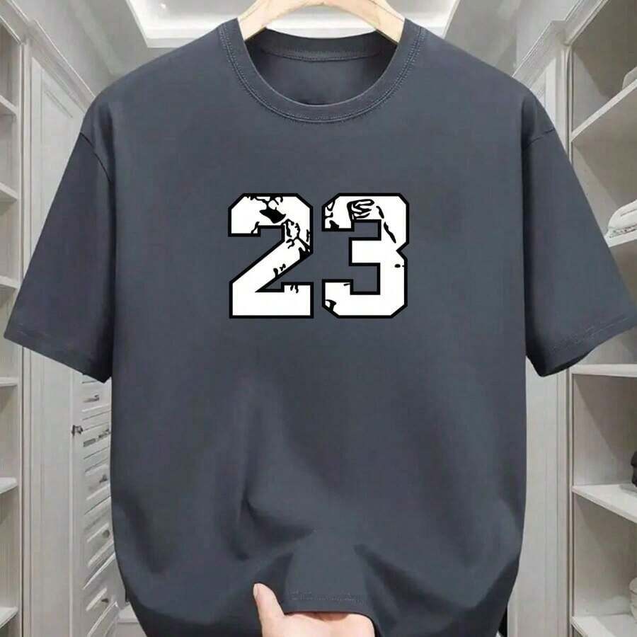 Men's Classic Short-Sleeve T-Shirt 30.1 Summer - 深灰色 - 查看 1