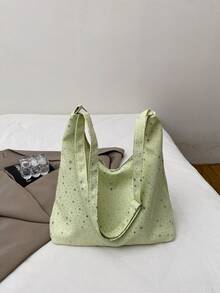 Fashionable Large Tote Bag For Women, New Design Shoulder Bag, Chic Handbag - Green - View 10