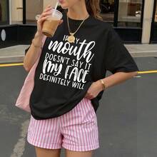 Women T-Shirts - 黑色 - 查看 3