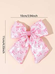 2 chiếc kẹp tóc nơ ruy băng màu hồng cho bé gái, kẹp tóc nơ in hình bướm dễ thương, kẹp tóc xinh xắn phù hợp cho mùa hè hàng ngày, đi học, biểu diễn múa, mũ đội đầu cho bé gái học ba lê, phụ kiện tóc công chúa ngọt ngào. - Nhiều màu - Xem 7