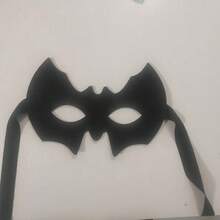 Masque papillon vintage recouvrant la moitié du visage, décoration murale de style rétro palais - Multicolore - Voir 6