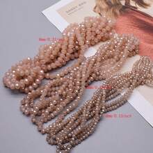 1 String Fashion DIY Beads, Suitable For Women Jewelry Making, Necklace Earring Handcraft Beads - G6 Black With Half Gold Plated - View 22