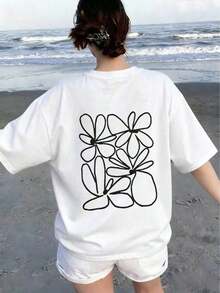 Women T-Shirts - White-1 - View 10