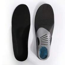 Motion Shoe Insole Shock-Absorbing Arch-Supporting Insole, Soft Cushioning Arch And Heel That Doesn't Come Off, - Black - View 6