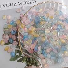 Mặt dây chuyền hình hạt cà phê cổ điển: 11mm, 100 chiếc, chất liệu acrylic, phụ kiện làm vòng tay, dây chuyền, dây đeo điện thoại, hoàn hảo cho việc tự làm trang sức và phụ kiện thủ công. - Nhiều màu - Xem 12