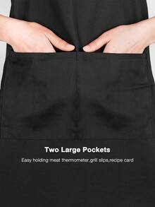 1pc Customizable Apron With Text And Personalized Photos, Customize Fun Cooking Kitchen Apron, Can Customize Logo, Text, Chef Apron, Suitable For Valentine's Day, Father's Day, Mother's Day, Birthday, Anniversary, Unique Gift For Lady, Chef, Mom, Dad, Husband, Girlfriend, Boyfriend, Wedding, Multipurpose, Suitable For Housewarming, Elegant Living, Eternal Love, Customized Cooking Utensils, Washing Gloves - Multicolor - View 4