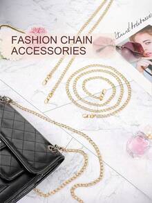 1/3PCS Chunky Purse Chain Handles - Short Strap Replacement For Handbag Set Of 1, 15.7-47Inches Long - Multicolor - View 5