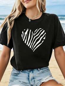 Women T-Shirts - Black - View 1