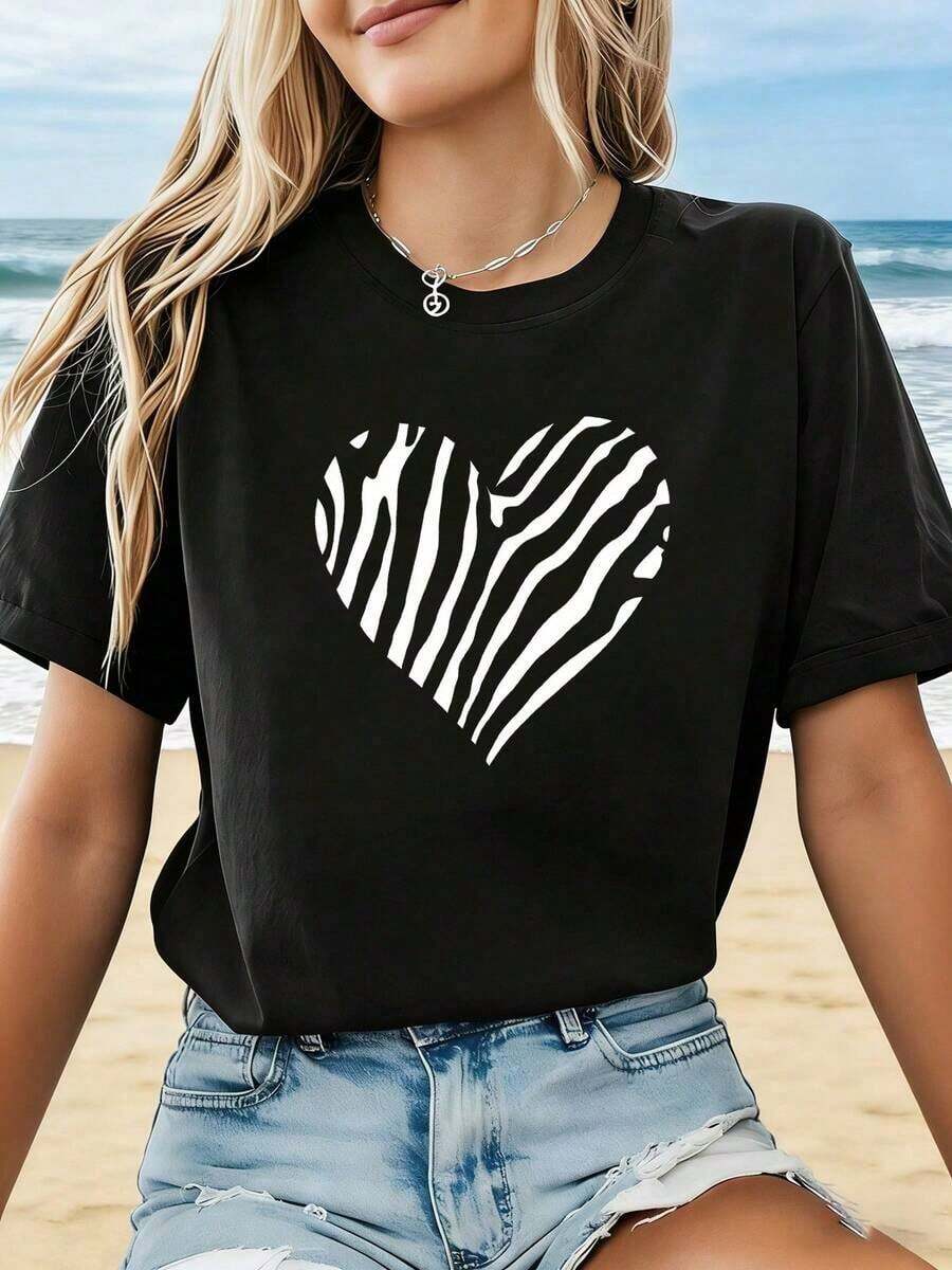 Women T-Shirts - Black - View 1