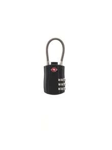 1 ổ khóa kết hợp hợp kim đạt chuẩn TSA, ổ khóa an ninh ABS bền chắc, thích hợp cho du lịch, hành lý, phòng tập thể dục, xe đạp - Được chứng nhận TSA, không cần nguồn điện, chất liệu ABS. - A - Xem 10