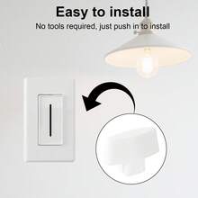 8pcs Dimmer Replacement Knobs For Lutron Glyder, Premium PETG Dimmer Light Switch Knob Missing Or Damaged Perfect Replacement (White) - Star - View 5