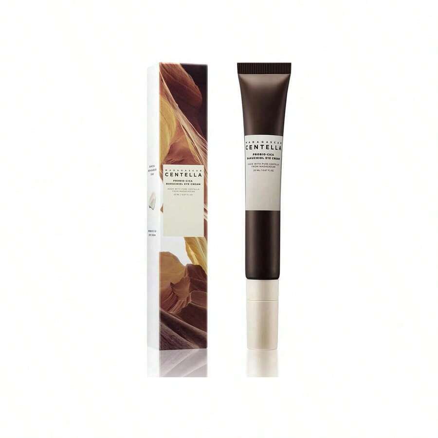 SKIN1OO4 Centella Asiatica Probiótico Bakuchiol Crema de Ojos Antiarrugas 20ML - Marrón - Ver 1