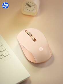 الفأرة اللاسلكية الصامتة HP S1000 Plus، تصميم محمول جذاب، اتصال مستقر 2.4 جيجاهرتز، توصيل فوري عبر USB، نقرة صامتة، مناسبة للكمبيوتر المحمول والكمبيوتر، هدية مثالية لعيد الهالوين والكريسماس - مشاهدة 2