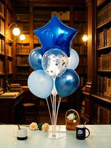 1/2 buah Set Penahan Balon Transparan yang Dapat Digunakan Kembali - Cocok untuk Perayaan dan Acara, Ideal untuk Dekorasi Ulang Tahun, Pesta, dan Pernikahan (Balon Tidak Termasuk) - A - View 7