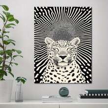 1pc Modern Cheetah Vision Posters, Murals, Wall Decorations, Mother's Day Wall Art, Suitable For Bedrooms, Living Rooms, And Study Rooms Wall Arts Posters,NO Frame - A - View 12