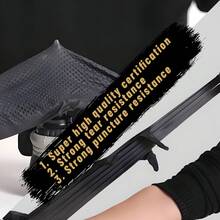 100 Pcs Heavy Duty Mechanic Nitrile Black/Orange/Green Disposable 8 MIL Diamond Gloves - 100Pieces (M size) - View 7