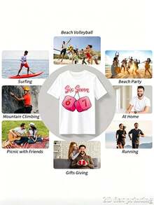 Women T-Shirts - 白色 - 查看 3