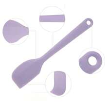 4pcs/1pc Silicone Spatula Set, Suitable For Cream, Jam And Butter, Easy To Clean, Ideal For Home, Restaurant, Dessert Shop, Baking Kitchen Tools - View 3