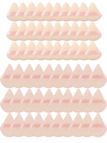 5个/10个/12个/20个/30个/50个/100个迷你三角植绒双面化妆海绵，质地柔软蓬松，适用于面部和身体，美妆工具套装，化妆品，便宜，房间装饰，梳妆台，旅行，卧室，化妆配件，粉扑，美妆蛋，散粉扑，化妆海绵，便宜，圣诞礼物，化妆品，化妆工具，便宜货，礼物，女士礼物，圣诞礼物，赠品，旅行，便宜货，旅行必备 - 杏色 - 查看 14