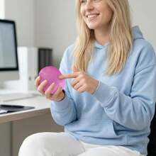 Squeeze Toy, Squeeze To Relieve Stress, Candy Ball, Popular Office Pop-Up Toy, Maltose Ball Fun. - Purple - View 3