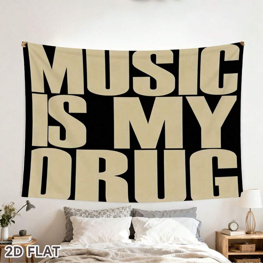 1/5/10-Piece Set Of Music My Drug Coin Flags, Comes With An Installation Kit - 查看 1