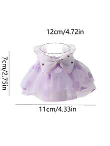 1 pieza Disfraz lindo de hámster dorado, accesorio de ropa para mascotas para sesión de fotos - Multicolor - Ver 11