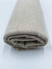 50*150cm Faux Linen Embroidered Fabric, Suitable For Handmade Enthusiasts And Artisans, Black, White, Beige Optional, Natural Texture DIY Handmade Cloth, Applicable For Hand Embroidery, Punch Needle Embroidery, Clothing Embroidery And Home Decor Creation - Imitation Linen - View 6